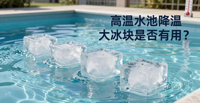 大冰块游泳池降温效果_枣庄高温水池降温大冰块_冰块降温实际应用分析